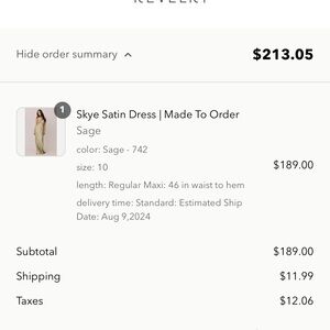 Revelry Green Maxi Gown for Weddings